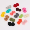 5.0 DIY Bow, Wool felt finished product, Bow, Pure handmade hair accessory, wool material accessory details Picture